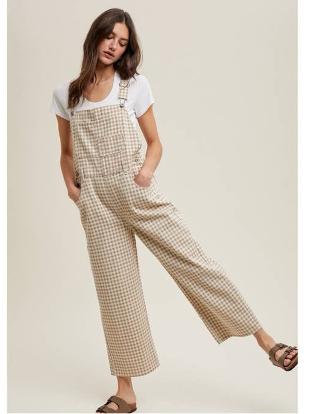 Wishlist Gingham  Overalls